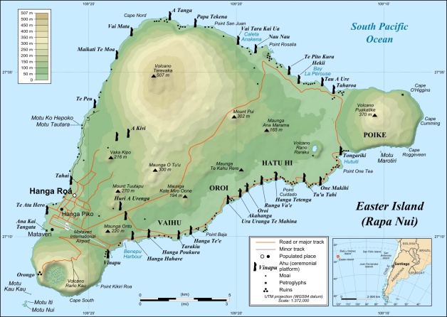 Map: Easter Island